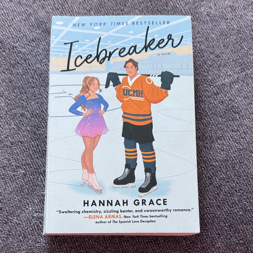 Anna Grace Icebreaker Novel with Blue and Orange Accents
